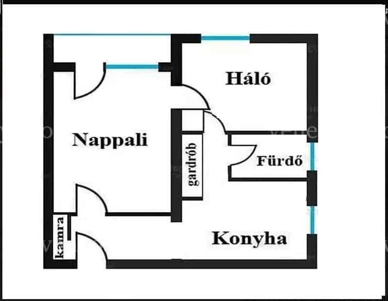 A parkra néző 51m2-es 2 szobás, napfényes erkélyes légkondicionált lakás eladó!