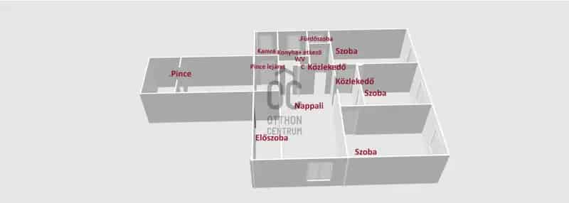 Pápai családi ház eladó 95nm 3 szoba nappalival