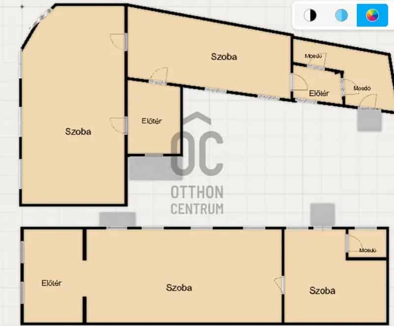 220 m2-es ingatlan eladó belső udvarral üzlet iroda lakás