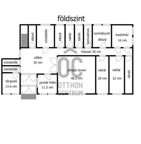 Záhonyi eladó kereskedelmi ingatlan, UZ015400