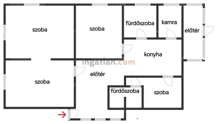 Budapest XX. kerületben eladó egy 266m2- es ház, 475 m2- es telken