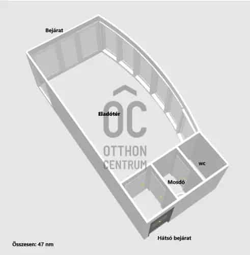 Ajkai kiadó kereskedelmi ingatlan, UZ018799