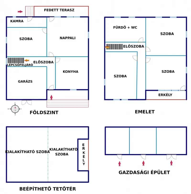 Ház Kiadó , Bátonyterenyei járás, Alföld és Észak