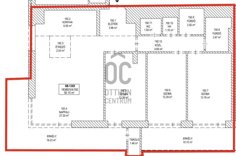 Budapest III. kerületi eladó újépítésű lakás, U0048295