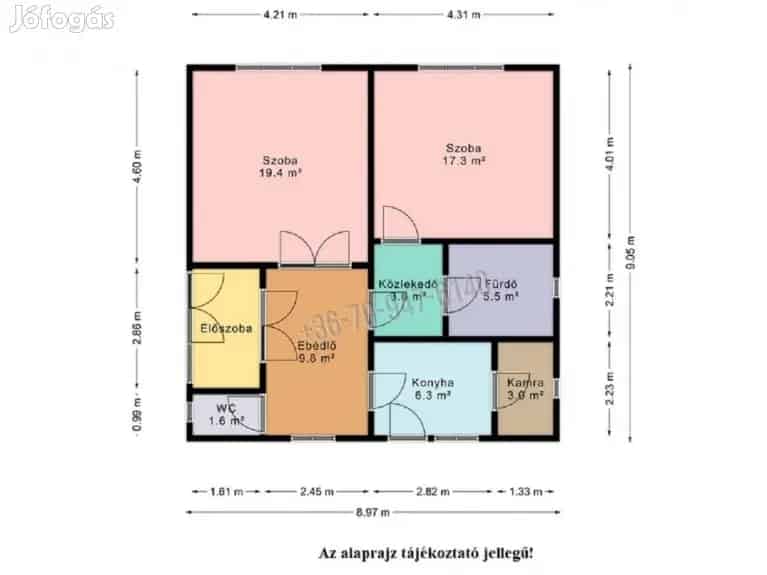 Felújított 2 szobás ház Sarkadon 650 nm-es udvarral