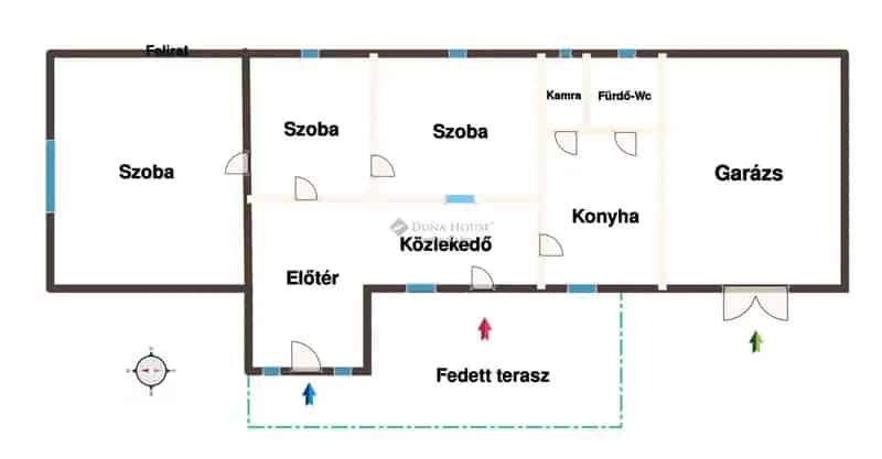 85 nm-es 3 szobás családi ház eladó 1915 nm-es telken