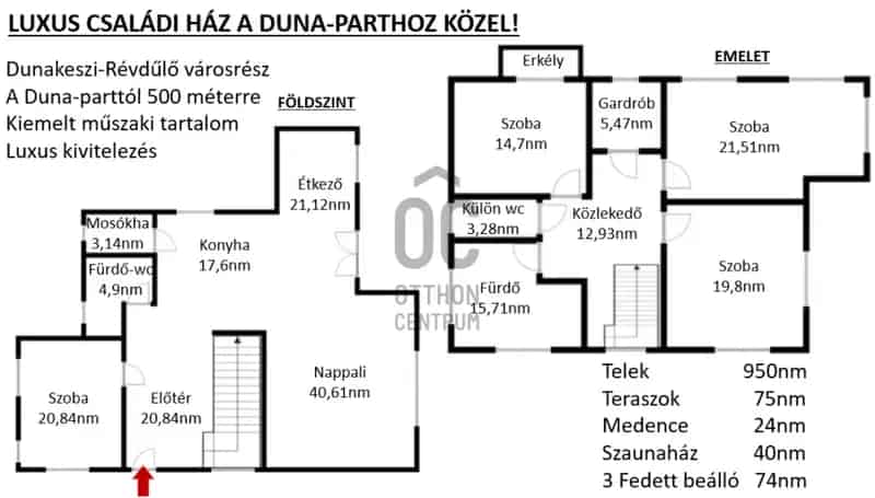 Dunakeszii eladó családi ház, H503581