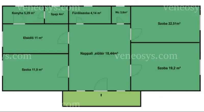 Eladó kockaház Tiszatarjánban – 100 m² jó elosztású családi ház felújítóknak!