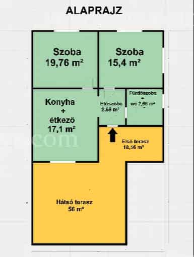 Szendrő kedvelt, családi házas övezetében 57 m², felújított családi ház ELADÓ!