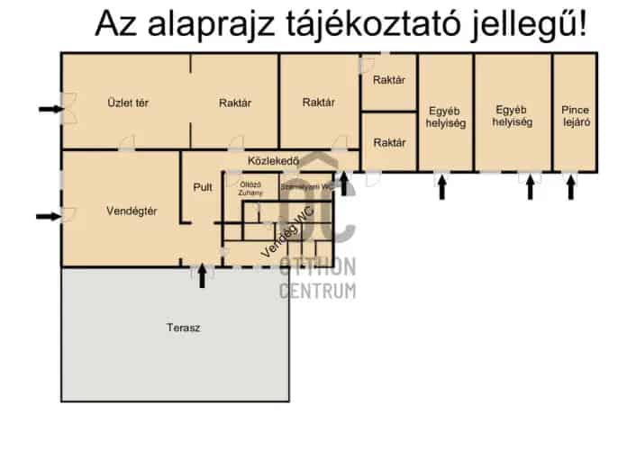 Dunaújvárosi eladó kereskedelmi ingatlan, UZ017536