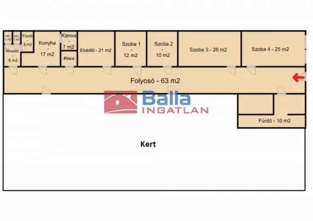 Verőce családi ház eladó 5 szoba 206 m2 felújítandó
