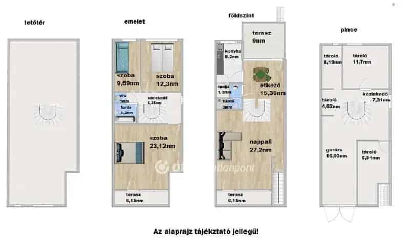 110 nm-es Sorházi Velencei-tó Közelében 4 Szobával