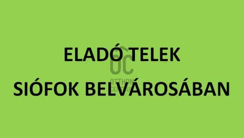 Siófoki eladó telek, T032878
