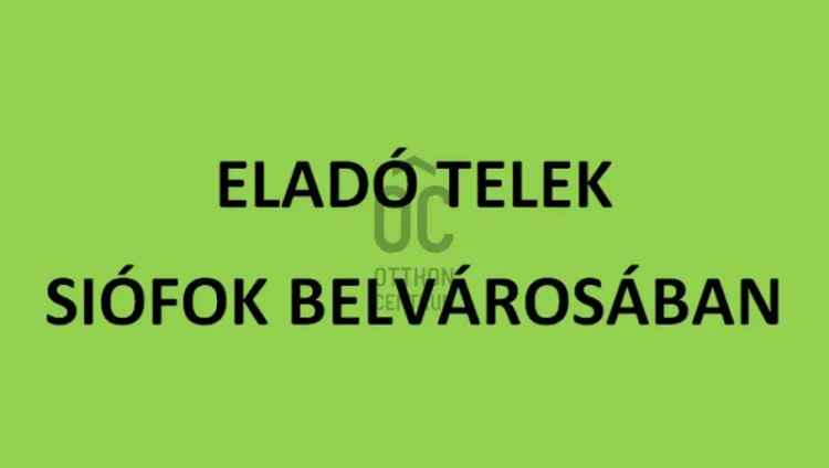 Siófoki eladó telek, T032878