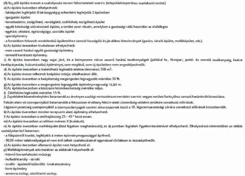 Tiszafured belvarosi 709 nm-es epittesi telek elado