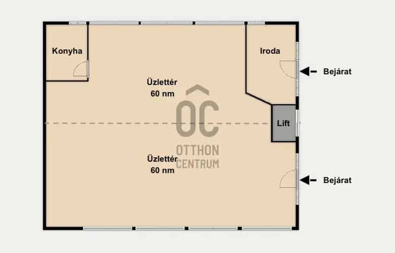 Kálvin Téri Üzlethelyiség Eladó Kiadó 120 nm