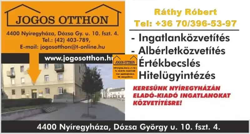Eladó építési telek - Nyíregyháza