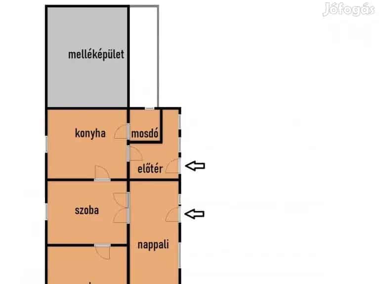 90 m2-es 3 szobás ház eladó Kiskunmajsán