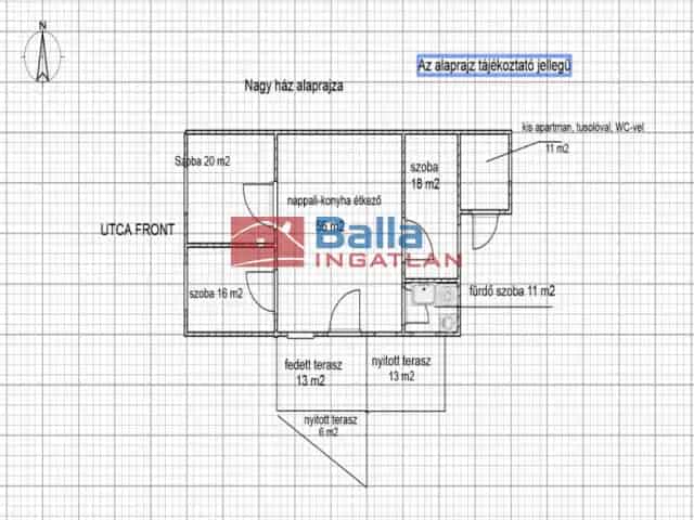 Gárdonyi családi ház eladó - 208 m² - 3 generáció - két ház egy telken