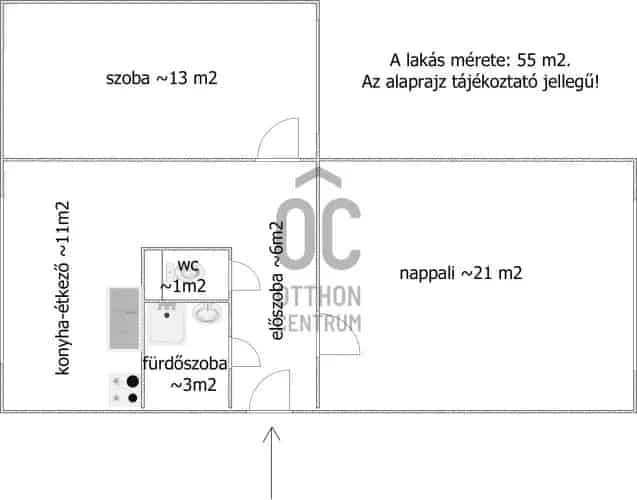 Bajai 2 szobás felújított panel lakás eladó