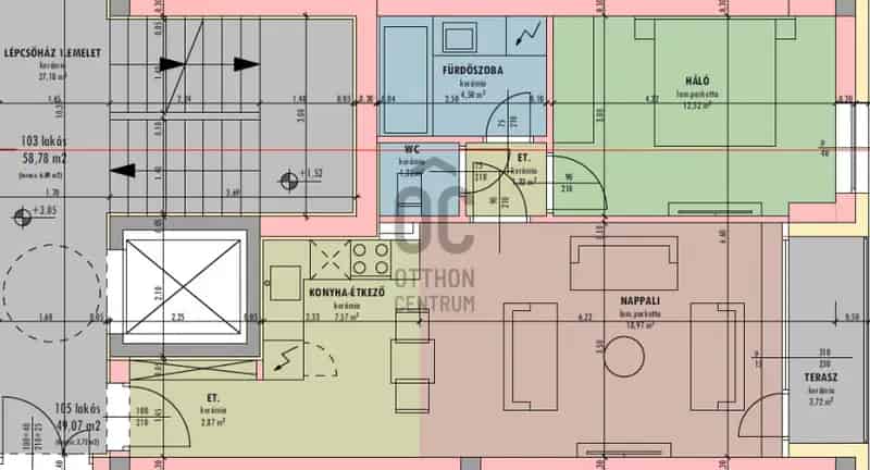 Nyíregyházai eladó újépítésű lakás, U0048489