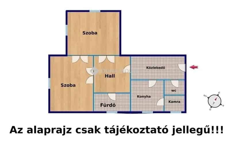82 nm-es felújított lakás II kerületben tárolóval és beállóval