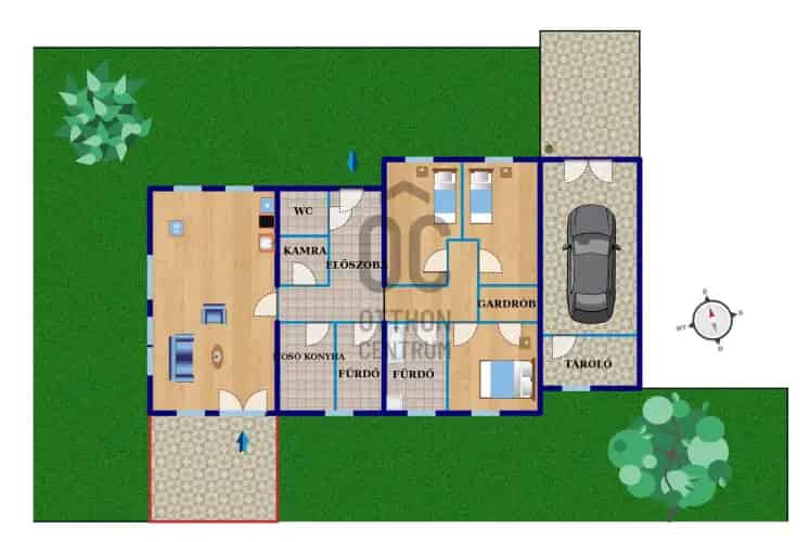 Monori eladó újépítésű ikerház, DHZ056637