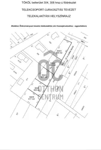 Tököli eladó telek, T037469