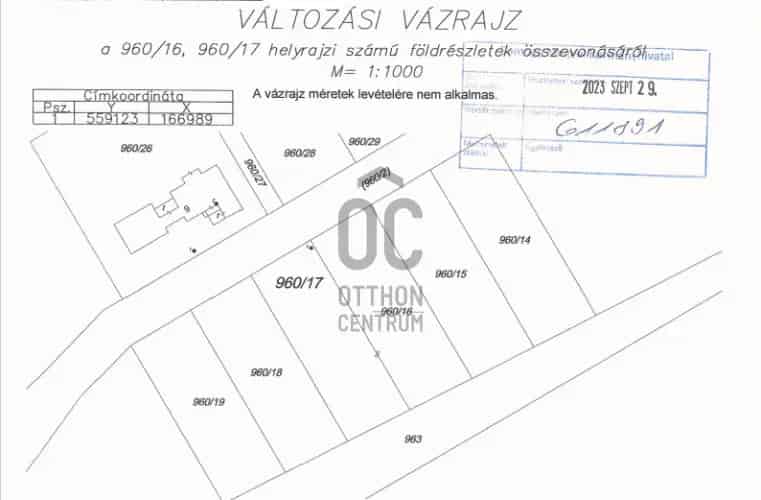 Balatonszárszói eladó telek, DTK056210