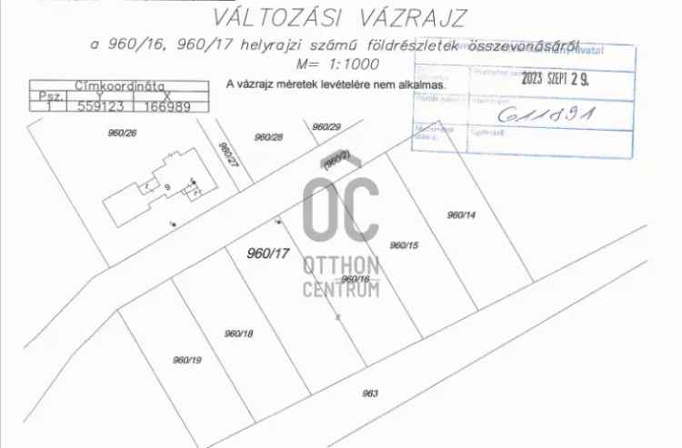 Balatonszárszói eladó telek, DTK056210