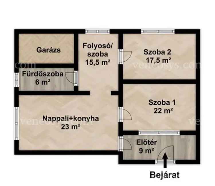 Tokaj-hegyalja borvidék, kedvelt turisztikai állomás, nyugalom és látnivalók! Tarcal településén 93 m², nappali+2 szobás családi ház ELADÓ!