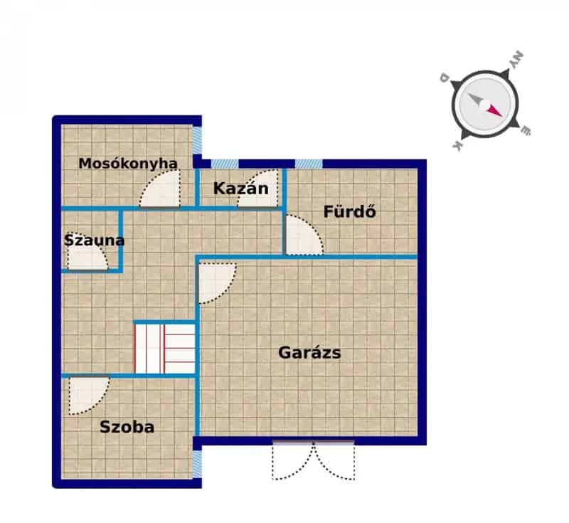 Budaligeti családi ház eladó - 6 szoba, dupla garázs, kert