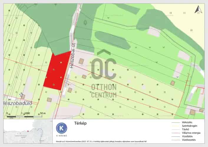 Nyergesújfalui eladó telek, DTK099937