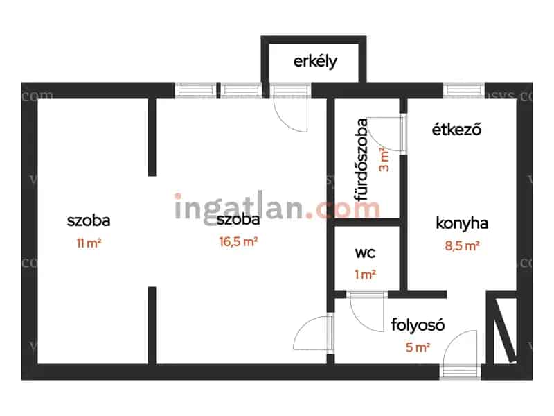 SALGÓTARJÁNBAN A BELVÁROSBAN 1. EMELETI 1+FÉLSZOBÁS FELÚJÍTOTT, ERKÉLYES LAKÁS ELADÓ