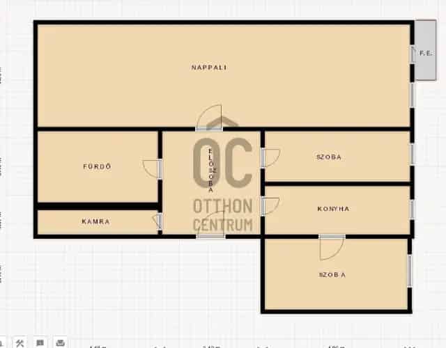 Győr Nádorváros 51m2-es Felújított Tégla Lakás Eladó