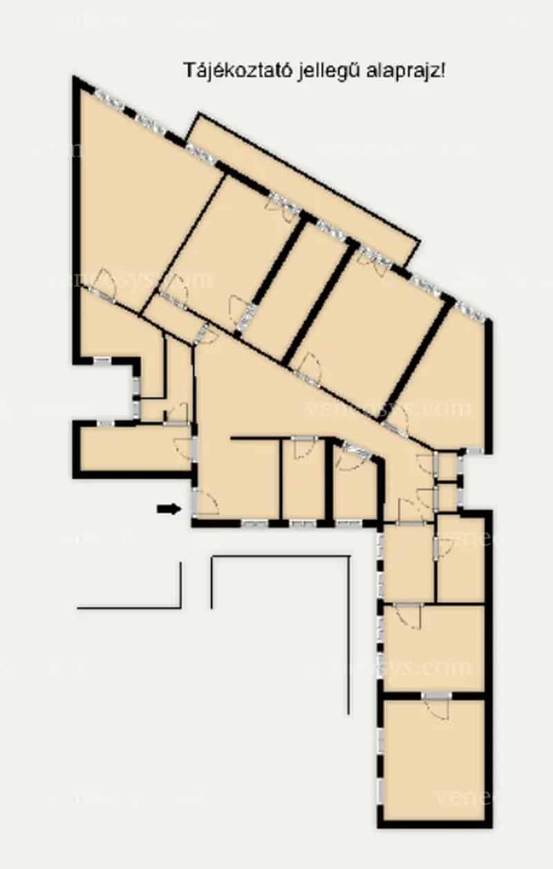 KIADÓ egy 280 m2-es, első emeleti, erkélyes iroda az Erzsébet körúton a New York kávéház szomszédságában.