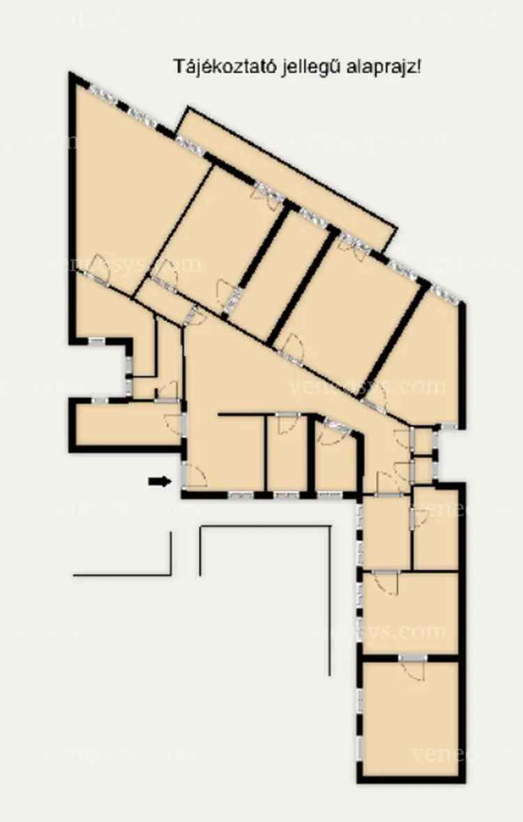 KIADÓ egy 280 m2-es, első emeleti, erkélyes iroda az Erzsébet körúton a New York kávéház szomszédságában.