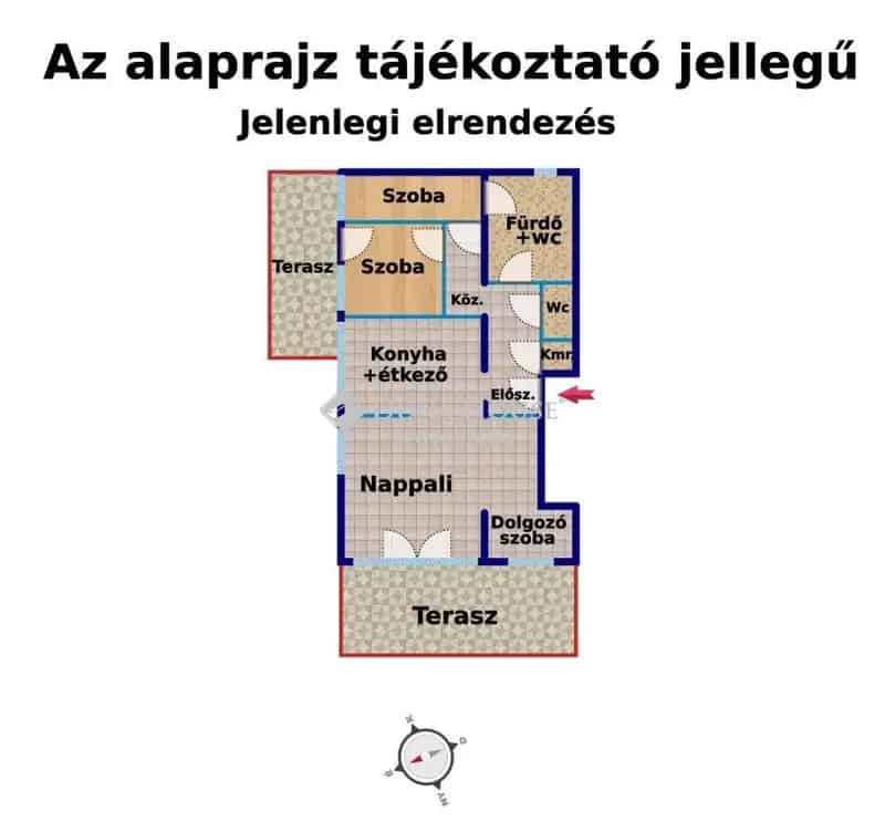 Budapest exkluzív lakás eladó - 124m2 + 46m2 rekreációs tér - 4+1 parkoló