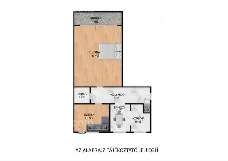 Gyulán tágas, napfényes igényes lakás