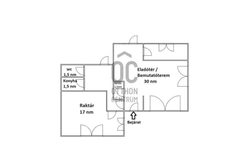 Hajdúsámsoni kiadó kereskedelmi ingatlan, UZ017249