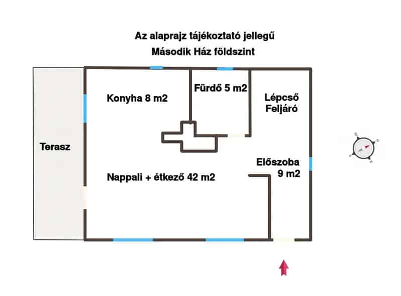 160 m2-es ház 785 m2-es telekkel panorámás kilátással