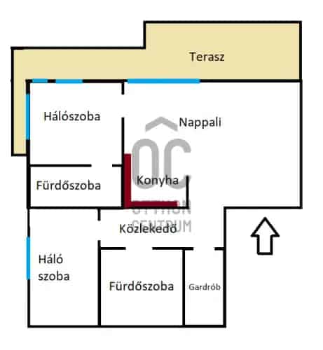 Budapest XIII. kerületi kiadó lakás, H493621