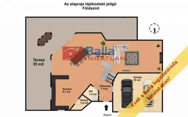 Szobon eladó 5 szobás családi ház panorámával