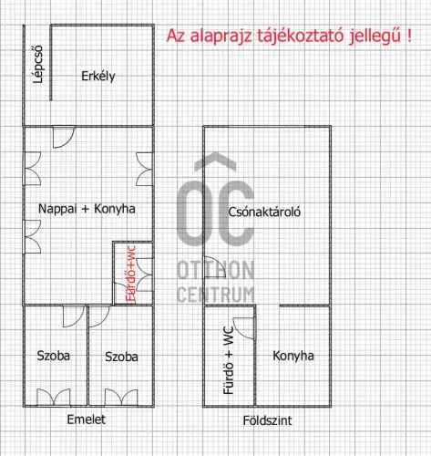 Tiszacsegei eladó nyaraló - 3 szoba, folyóparti kilátás
