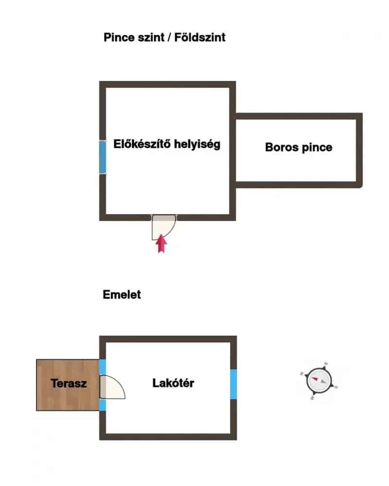 Balatoni panorámás présház eladó Siófok Törekiben