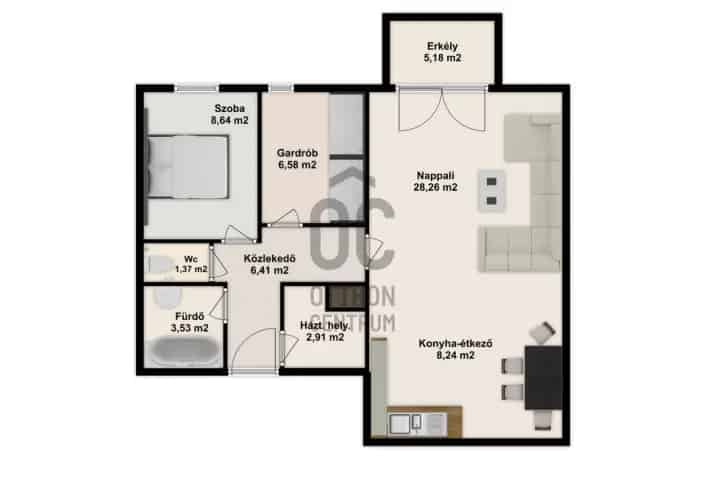 Székesfehérvári eladó újépítésű lakás, U0046574