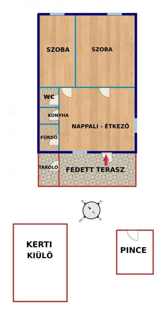 Ház Kiadó , Tiszakécskei járás, Alföld és Észak