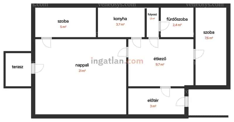 TAHITÓTFALU, TAHI RÉSZÉN ELADÓ EGY KÖZPONTHOZ KÖZELI, CSENDES UTCÁBAN LÉVŐ 54 M2-ES, 1 + 2 FÉL SZOBÁS SZIGETELT CSALÁDI HÁZ
