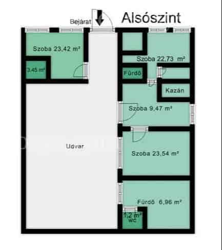 Sátoraljaújhelyben eladó 4 lakásos társasház befektetési célra