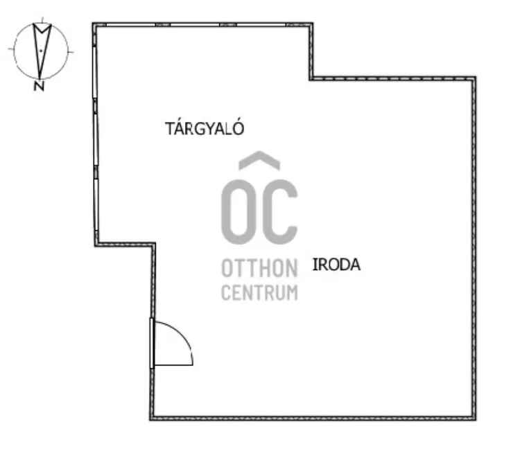 Szombathely Belváros 50nm-es Iroda Kiadó